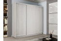 Шкаф-купе 3-дверный Slide-2 v.2 210х240х60 см, ясень анкор светлый/серебро