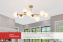 Люстра потолочная IN HOME Aurora 20 кв.м., 95x43.5x34.3 см, G9