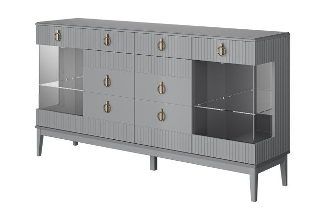 Изображение товара Тумба-бар Фарго из МДФ, стекла и ЛДСП с матовым покрытием