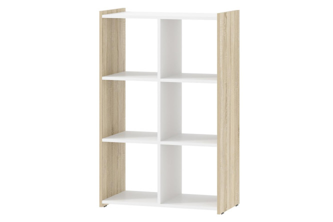 Изображение товара Стеллаж Симпл 68.4х105.8х35 см из ЛДСП, 4 полки, прочный и компактный