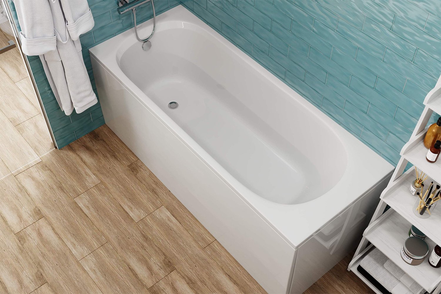 Ванна пристенная VAGNERPLAST Kasandra VPBA175KAS2X-04 175x70 см