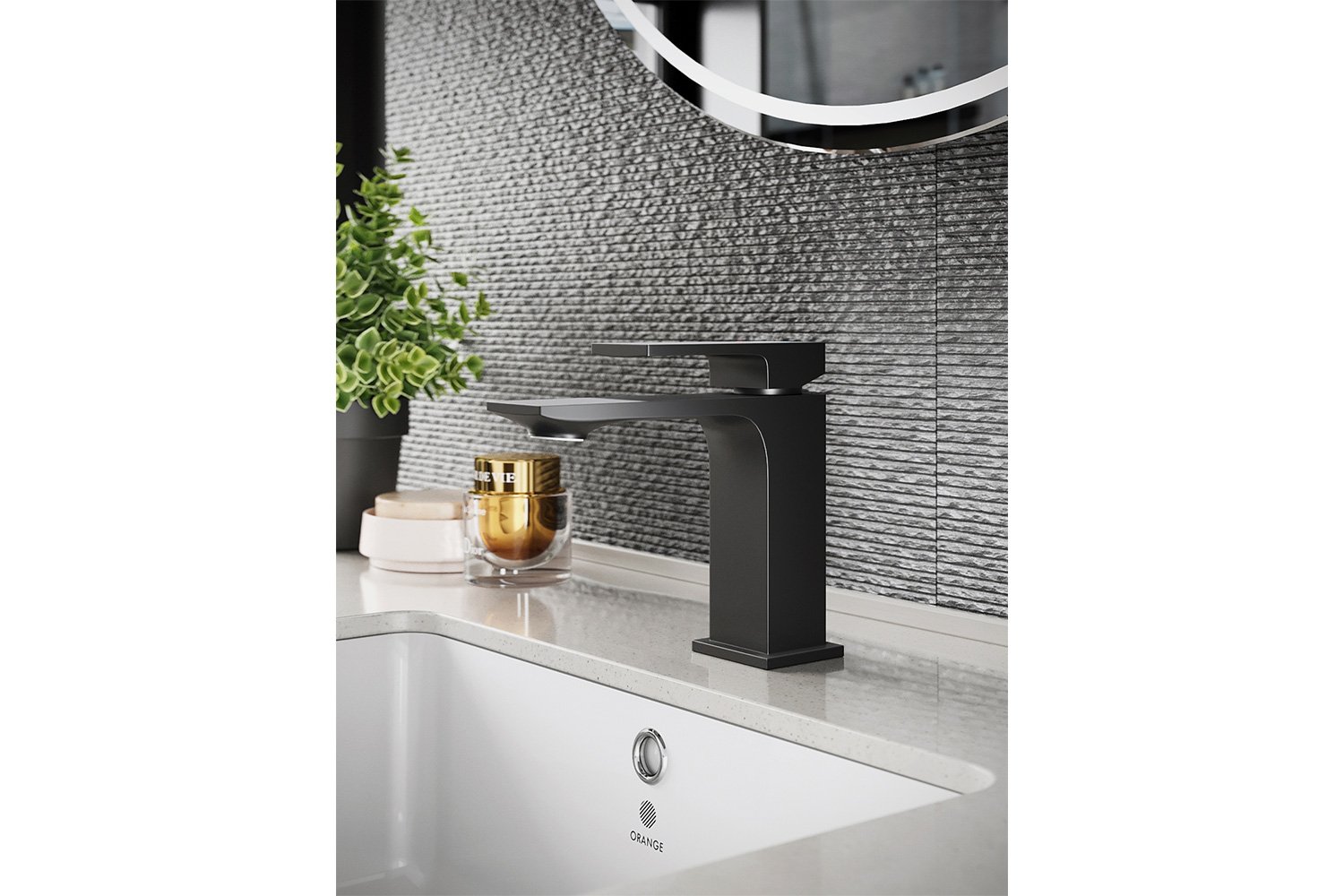 Смеситель для раковины ORANGE Lutz M04-021