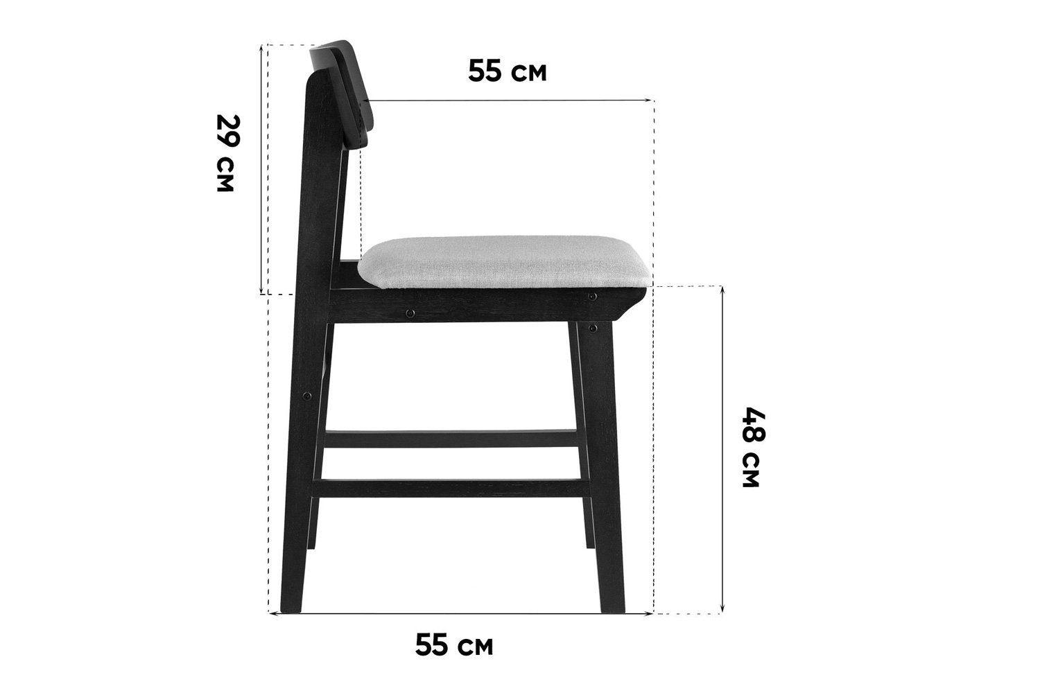 Стул обеденный stool group oden wood white деревянный mh52030 white