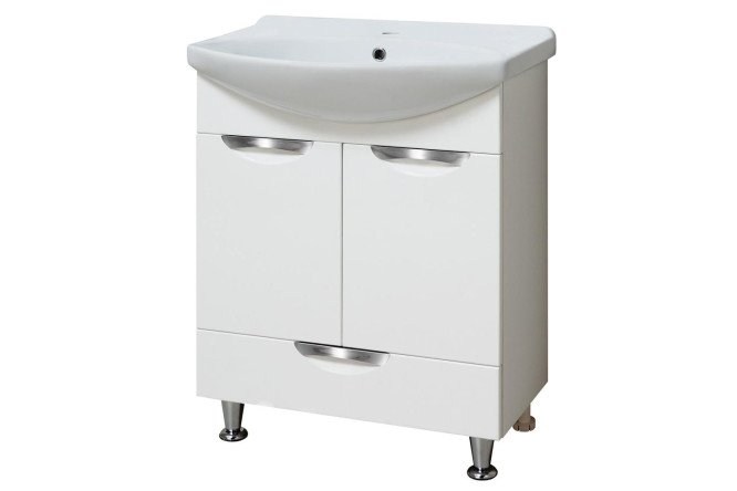 Изображение товара Тумба для ванной RUNO Барселона 62 см белая без раковины