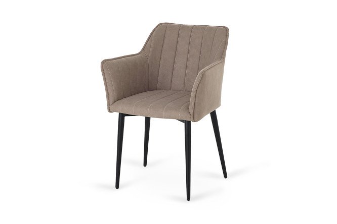 Изображение товара Стул с подлокотниками Патти 58х80х62 см искусственная замша металл