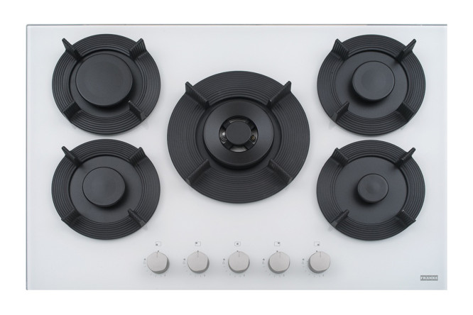 Изображение товара Газовая варочная панель FRANKE FHMF 755 4G DC C WH 75 см с 5 зонами нагрева