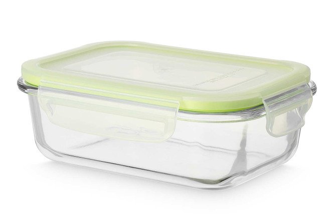 Изображение товара Контейнер для продуктов HOFF Cook&Store 17 х 5 х 12 см 600 мл стекло СВЧ мойка