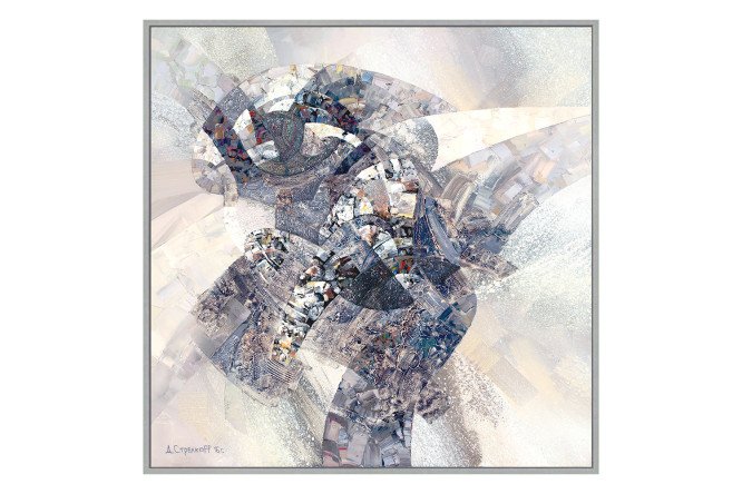 Изображение товара Репродукция в раме Музыка сфер 73х73 см