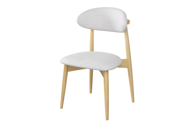 Изображение товара Стул Элвуд с велюровой обивкой и ногами из берёзы