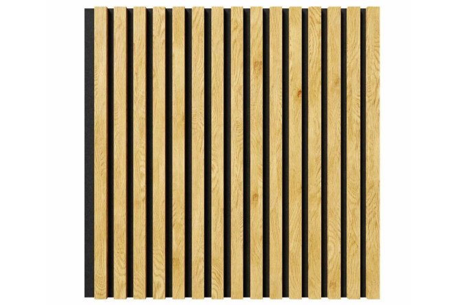 Изображение товара Акустическая панель Сканди 60x60x2,8 см МДФ войлок дуб медный чёрный