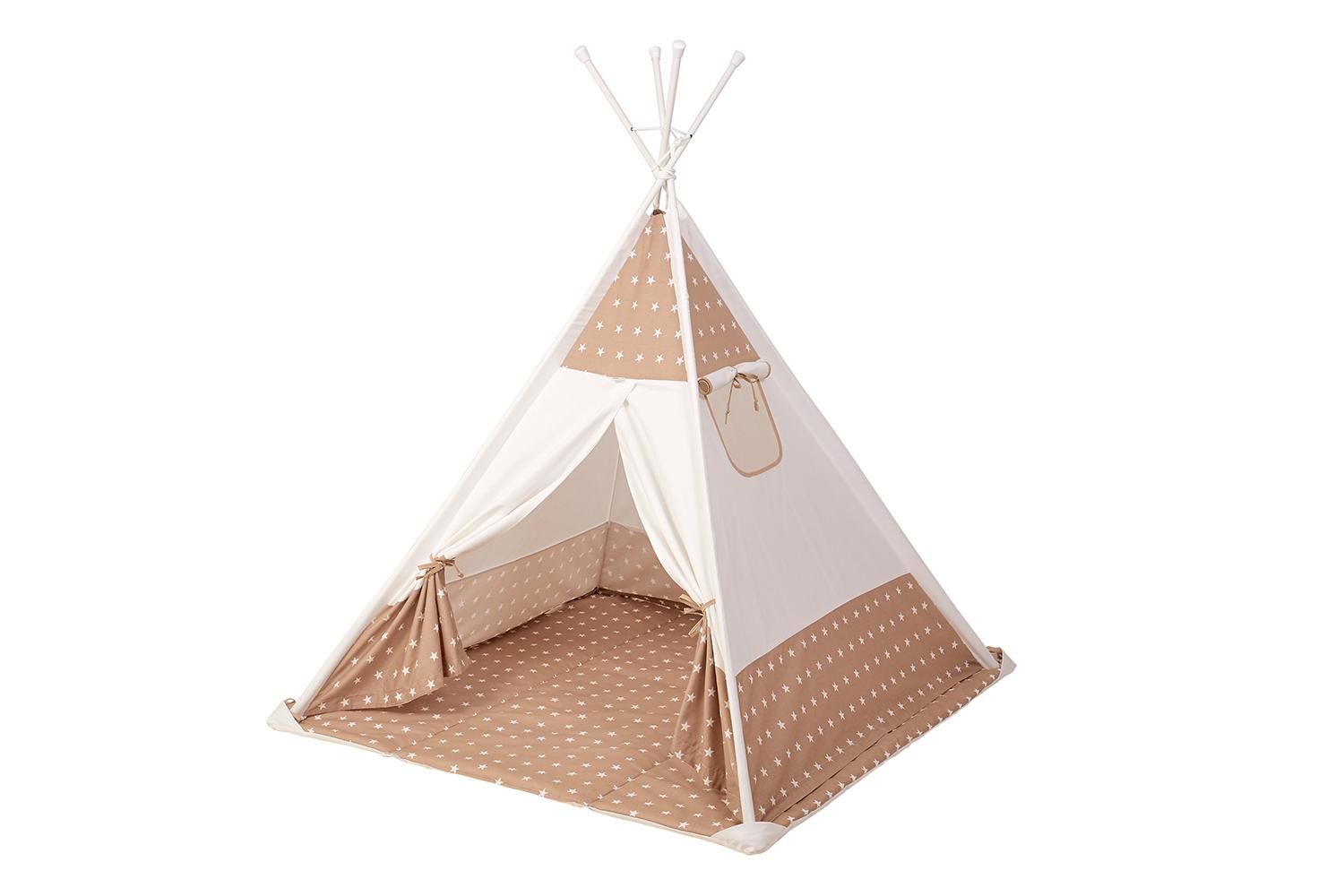 Вигвам игровой домик палатка для детей льняной