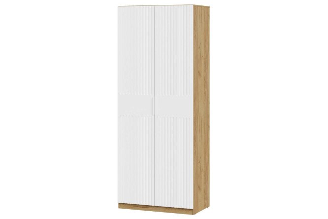 Изображение товара Шкаф для одежды Хилтон 90x226 см двухдверный МДФ современный дизайн