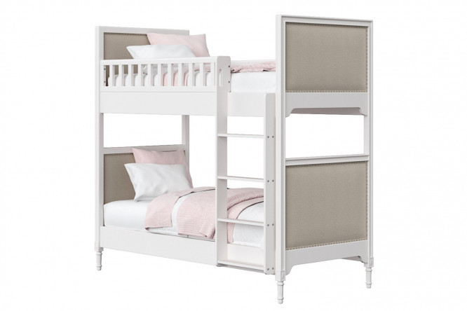 Изображение товара Двухъярусная кровать Elit 90x200 см белая для детей и подростков