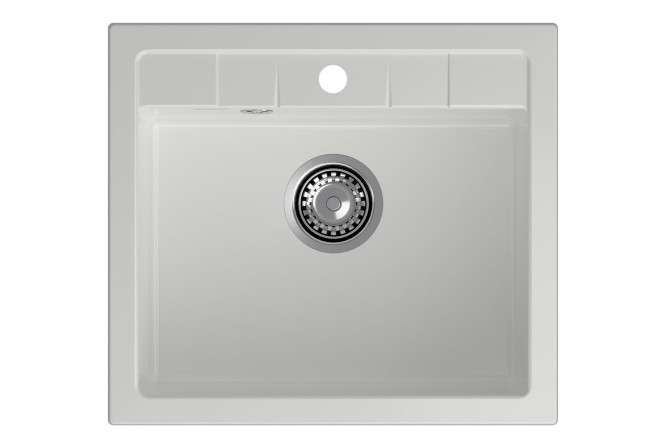 Изображение товара Врезная кухонная мойка GRANFEST Quadro GF-Q-561 56x50x19 см искусственный мрамор