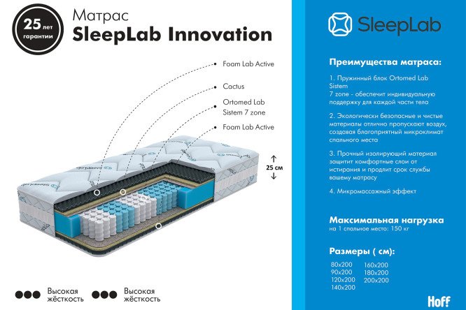 Матрас SLEEPLAB Innovation