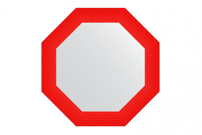 Изображение товара Зеркало настенное в багетной раме EVOFORM Octagon BY 7409, красная волна 71х71 см Изображение товара Зеркало настенное в багетной раме EVOFORM Octagon BY 7409, красная волна 71х71 см