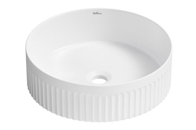 Изображение товара Накладная раковина Festive fox 2.0 319601000 36х12х36 см фарфор белый глянцевый