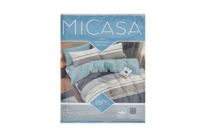 Комплект постельного белья MICASA Adelaida 145х215 см, 1,5 спальный