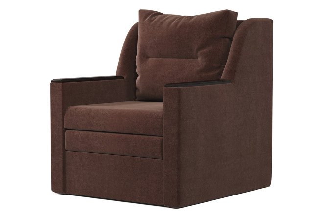 Изображение товара Кресло-кровать Соло с механизмом французская раскладушка велюровая