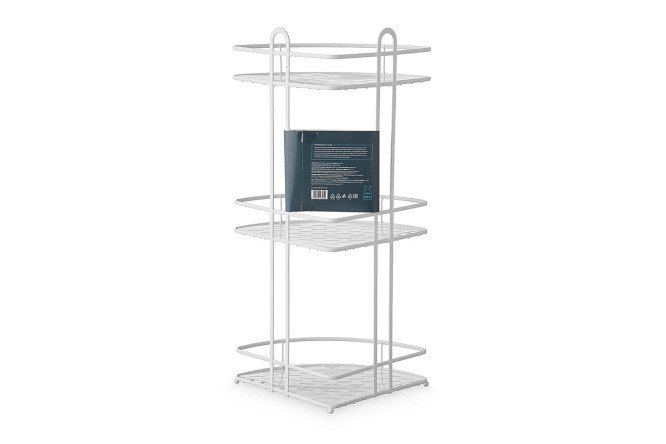 Полка угловая 3-ярусная BERKRAFT Practical ZC1117 27x69x27 см