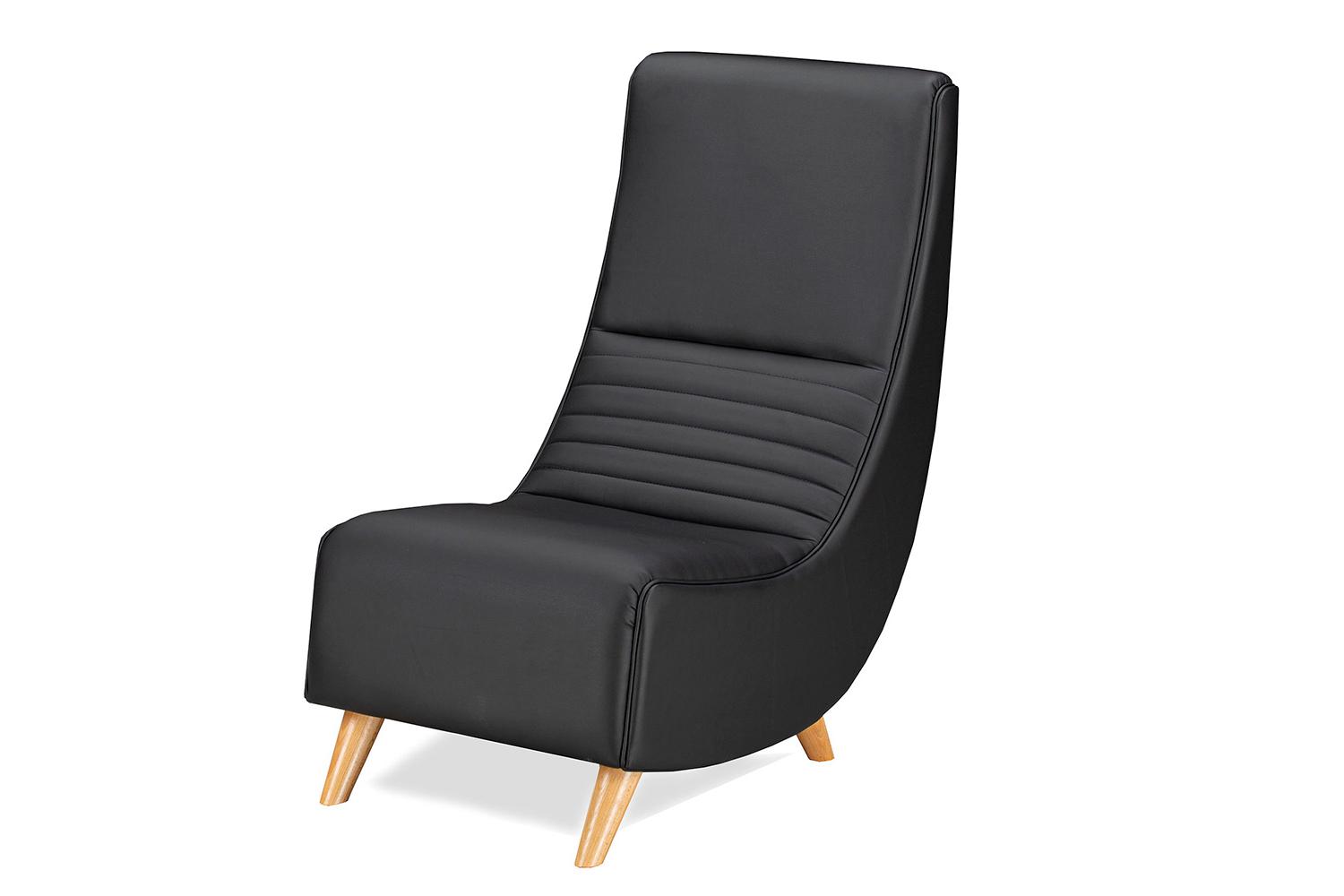 Кресло george black экокожа черный до 250 кг