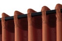 Штора HOFF Граттаж 200х300 см, 1 шт., цвет кирпичный