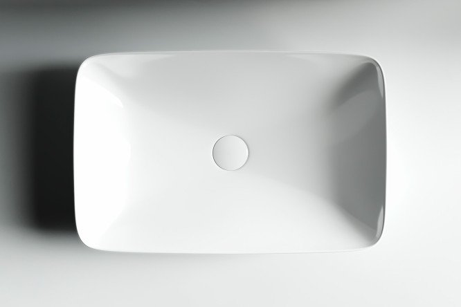 Умывальник накладной CERAMICANOVA Form CN2003 59х14х40 см