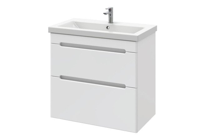 Изображение товара Подвесная тумба Sanstar Адель 173.1-1.4.1.ККОМ с раковиной белый 76,5 см