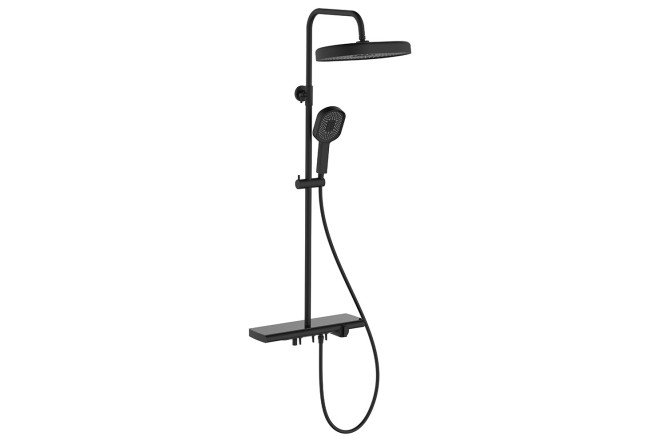 Изображение товара Душевая система ESKO ST350 Black со смесителем