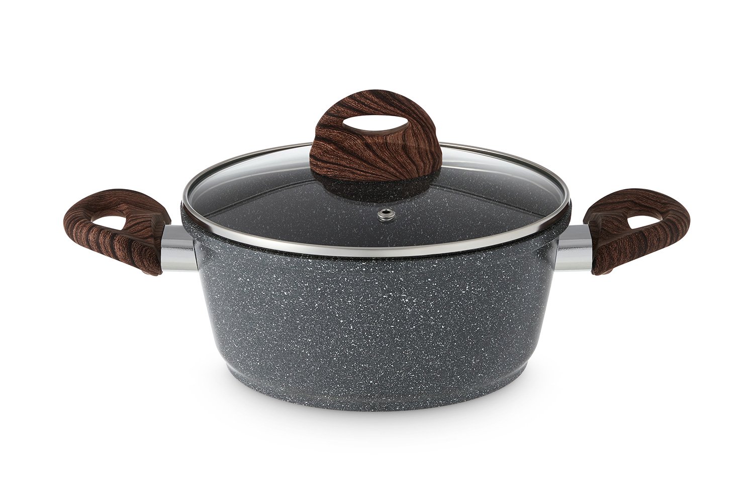 Кастрюля с крышкой BERKRAFT Luna 2 л