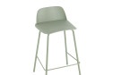 Стул полубарный Stool Group Mist 47х80х47 см, цвет сидушки серо-зелёный, ножек серо-зелёный