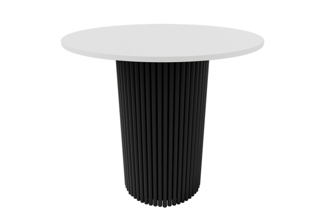 Изображение товара Стол Trubis Wood с трубчатым подстольем 80x75x80 см для кухни и гостиной