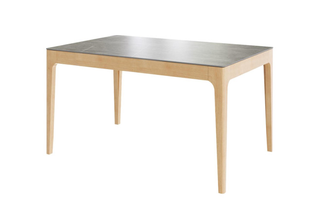 Изображение товара Раздвижной стол Ларсен 140x77x90 см керамогранит и берёза