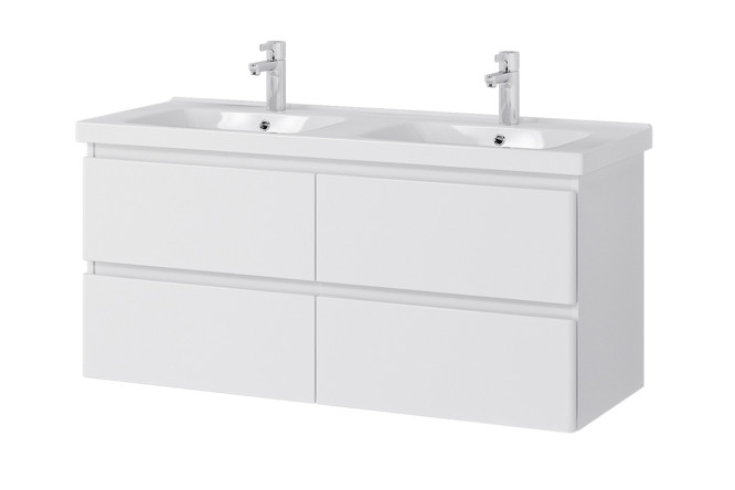 Изображение товара Тумба подвесная Sanstar Riana 317.1-1.5.1 121 см белый ЛДСП