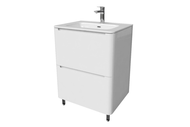 Изображение товара Тумба напольная под умывальник IDDIS Edifice 60.2 см, цвет каркаса белый, фасада белый