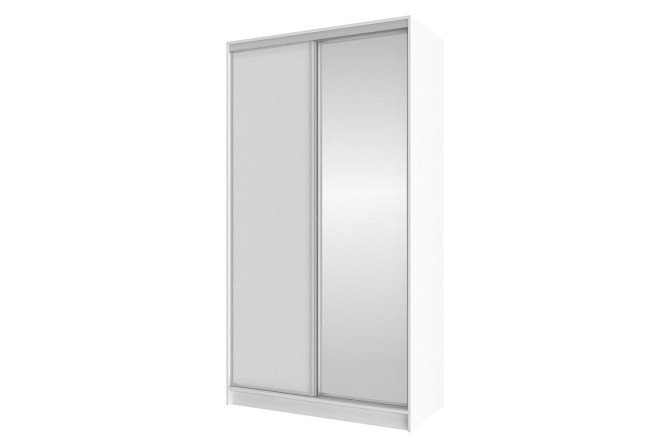 Изображение товара Шкаф-купе Home 123,2х229,5 см белый с одним зеркалом