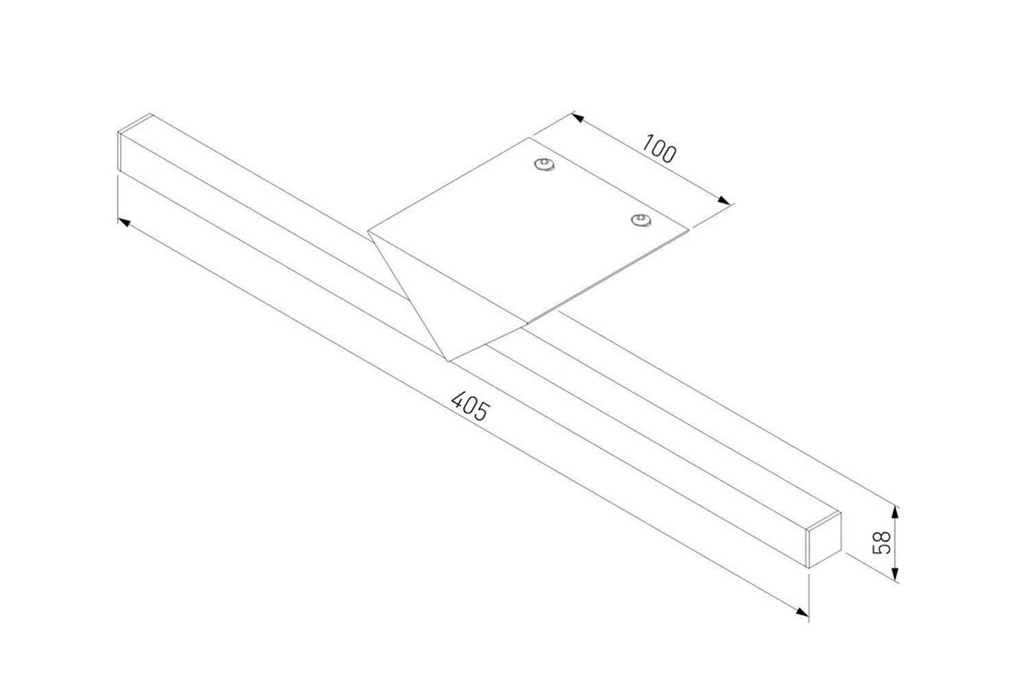 Светильник настенный ELEKTROSTANDARD Delta 1 кв.м, LED