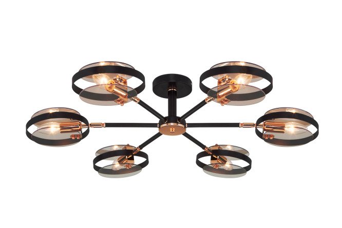 Изображение товара Потолочный светильник EUROSVET Gallo 70121/6 E14 для помещений до 16 кв.м