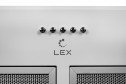Вытяжка LEX GS BLOC P 600 цвет белый, 52 см