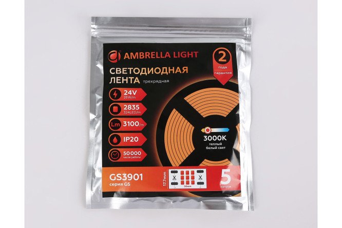 Светодиодная лента AMBRELLA LIGHT Illumination GS3901 500 см