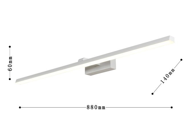 Светильник настенный LED FAVOURITE Scriptor 4 кв.м, LED