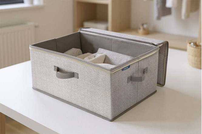 Короб для хранения на молнии Melange 50x35x25 см
