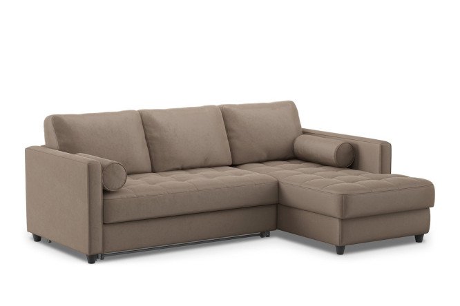 Изображение товара Угловой диван-кровать DREAMART Шеффилд с механизмом Дельфин