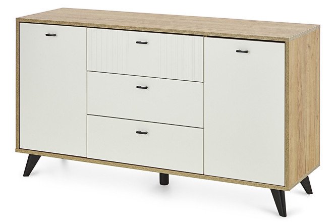 Изображение товара Двухстворчатый комод Барселона 3 ящика стильное хранение