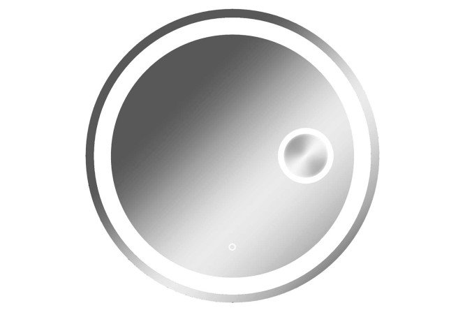 Изображение товара Зеркало с подсветкой SANSA Афины CR GL7086Z 70х70 см для ванной и интерьера