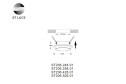 Светильник встраиваемый ST LUCE ST206 3 кв.м, 9.2x3.8x9.2 см, GU10