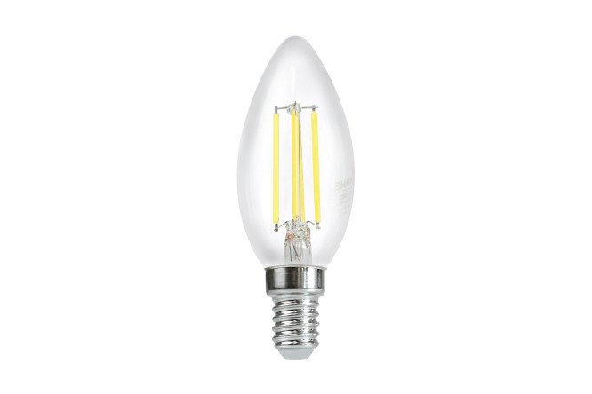 Изображение товара Лампа светодиодная IN HOME Vision care LED-СВЕЧА-deco E14, 12W, Свеча, 4000 К, Естественный