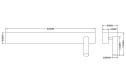 Светильник настенно-потолочный FREYA Flashlight FR6113WL-L20B 50x6x8.5 см, LED
