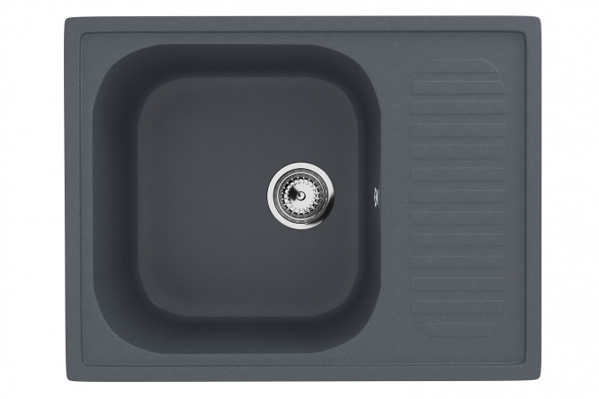 Изображение товара Мойка с крылом ULGRAN U-202 64х49 см из искусственного мрамора