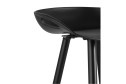Стул барный Stool Group Флэш 48х82х45 см, цвет сидушки чёрный, ножек чёрный